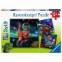 Puzzle dinozauri in spatiu 3x49 piese